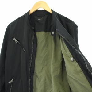 DIESEL J Edgea Jacket ジャケット ブルゾン Teflon ジップアップ L 黒 ブラック
