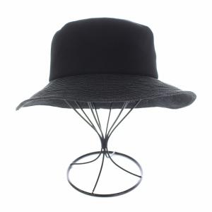 ANTEPRIMA ペーパーハット 帽子 紙 M 黒 ブラック OF