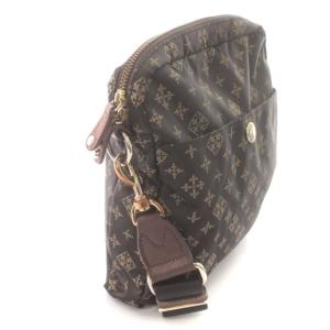 russet ショルダーバッグ ワンショルダー ポシェット モノグラム ロゴ ナイロン 鞄 茶 ブラウン