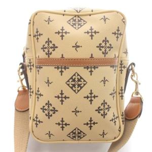 russet ショルダーバッグ ワンショルダー ポシェット モノグラム PVCレザー 鞄 ベージュ