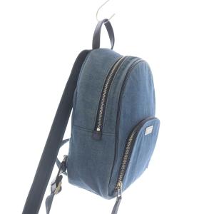 kate spade new york デニムリュック デイパック ミニ ロゴプレート キャンバス レザー インディゴ ライトブルー WKRU5995 OF