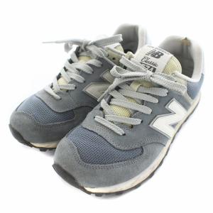 New Balance ML574VIA スニーカー シューズ ローカット スエード US6 グレー