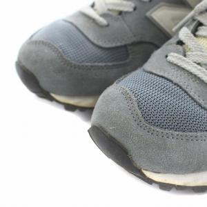 New Balance ML574VIA スニーカー シューズ ローカット スエード US6 グレー