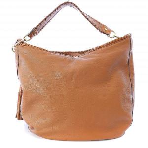 MICHAEL Michael Kors ワンショルダーバッグ タッセル チャーム レザー 茶 ブラウン