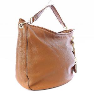 MICHAEL Michael Kors ワンショルダーバッグ タッセル チャーム レザー 茶 ブラウン