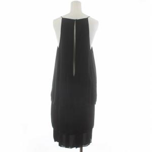 Acne Studios satya tape pus13 ドレス ワンピース ひざ丈 38 M 黒 ブラック