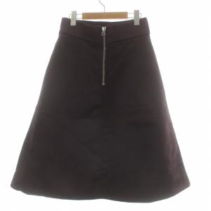 Acne Studios 中綿スカート フレアスカート ミモレ ロング 36 S ボルドー