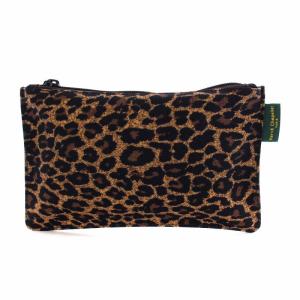 フラットポーチM ヒョウ柄 レオパード パンサー 902F