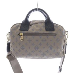 russet ハンドバッグ ショルダーバッグ 2WAY ミニ モノグラム ナイロン グレー 紺 ネイビー OF