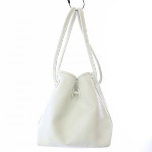 VASIC BOND MINI ボンド ハンドバッグ レザー 巾着 白 ホワイト