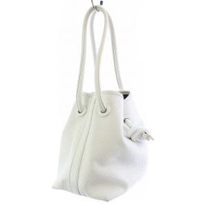 VASIC BOND MINI ボンド ハンドバッグ レザー 巾着 白 ホワイト