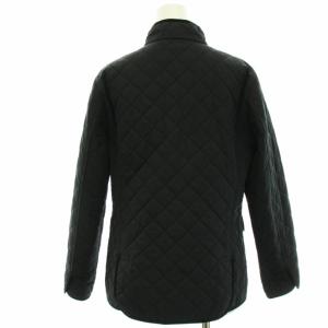 BURBERRY GOLF キルティングジャケット 裏地ノバチェック ナイロン M 黒 ブラック