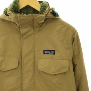 Patagonia ISTHMAS PARKA 中綿 ナイロン 裏地ボア S ベージュ