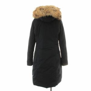 WOOLRICH ダウンコート フード ファー XS ネイビー