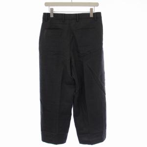 CINOH センタープレスパンツ ワイドパンツ ジップフライ ウール 日本製 38 M グレー 16F030