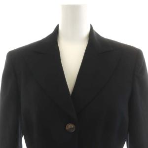 D&G スーツ セットアップ 上下 テーラードジャケット シングル タイトスカート ひざ丈 24/38 S 黒 ブラック