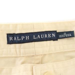RALPH LAUREN ワイドパンツ 生成り 0 S アイボリー