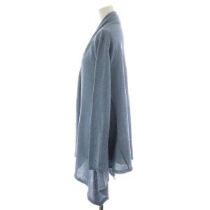 ETRO カーディガン 長袖 ロング丈 ラメ 38 S 水色 ライトブルー