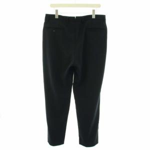 BEAUTY&YOUTH UNITED ARROWS ドライカルゼ1Pバギーパンツ ワイドパンツ ジップフライ XL 黒 ブラック