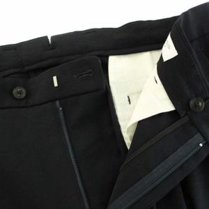 BEAUTY&YOUTH UNITED ARROWS ドライカルゼ1Pバギーパンツ ワイドパンツ ジップフライ XL 黒 ブラック