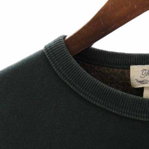 REMI RELIEF スウェット トレーナー プルオーバー USED加工 長袖 L 緑 グリーン