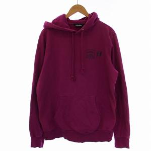 パーカー スウェット トレーナー プルオーバー 長袖 ロゴ M 紫 パープル