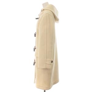 OLD ENGLAND ダッフルコート ロング JOSHUAELLIS社製生地 背抜き ウール  34 アイボリー