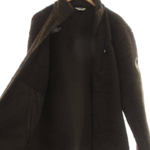 THE NORTH FACE RIMO FLEECE JACKET フリースジャケット NJ4FK55K ロゴ スタンドカラー アウター XL 茶 ブラウン