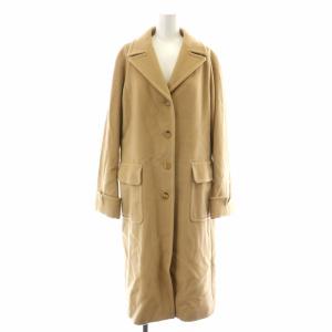 チェスターコート ロング シングル ウール カシミヤ混 9 M ベージュ