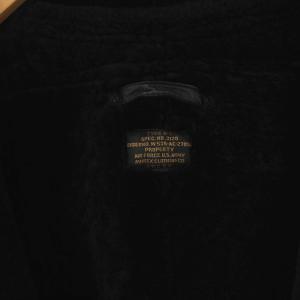 AVIREX B-7 ムートン フライトジャケット アラスカンコート フード ファー L ブラック