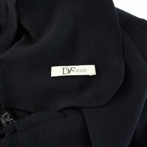 DIANE von FURSTENBERG ディーエフスタジオ DF STUDIO テーパードパンツ イージーパンツ 0 S 紺 ネイビー