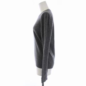 AGNONA ニット セーター 長袖 クルーネック カシミヤ イタリア製 S グレー