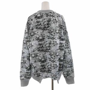 Onitsuka Tiger KAOS JERSEY PAKAIAN JADI トレーナー プルオーバー ロゴ サイドライン 長袖 L グレー