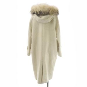 Diagram GRACE CONTINENTAL ボアロングダッフルコート フード ファー 36 S キナリ アイボリー 15369101 GY09