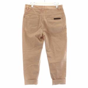 BRUNELLO CUCINELLI ロングパンツ モニーレ ボールチェーン ロールアップ ピンク