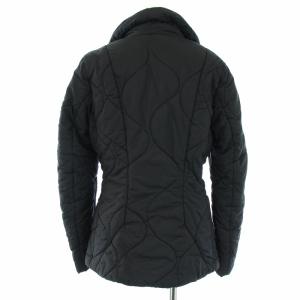 MAX&CO. キルティングジャケット 中綿ジャケット アウター ジップアップ EIJ 42 L 黒 ブラック