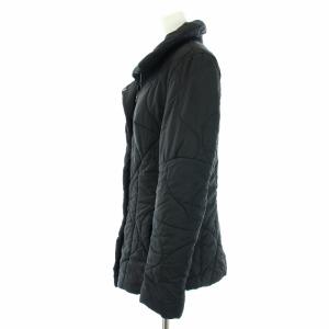 MAX&CO. キルティングジャケット 中綿ジャケット アウター ジップアップ EIJ 42 L 黒 ブラック