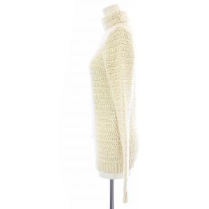 Theory ニット セーター 長袖 タートルネック カシミヤ 2 M アイボリー