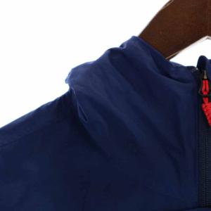 adidas ガーメントダイ アノラック ナイロンジャケット パーカー ハーフジップ L 紺 ネイビー CX3408