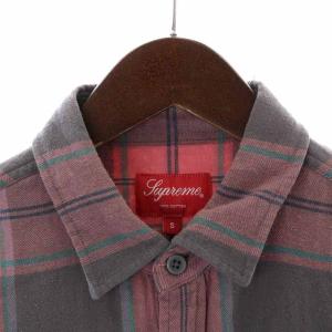 Supreme 17AW GOD BLESS PLAID FLANNEL SHIRT チェック ワッペン 長袖