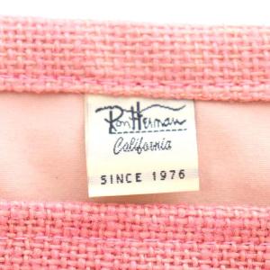 Ron Herman ミニハンドバッグ ロゴ ピンク