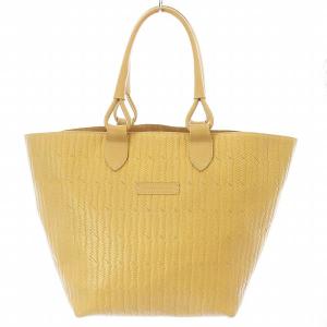 トートバッグ ハンドバッグ レザー 編み ベージュ