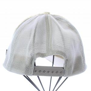 YOSHINORI KOTAKE DESIGN キャップ 帽子 デニム メッシュ スパンコール 刺繍 白 ホワイト 水色 ライトブルー