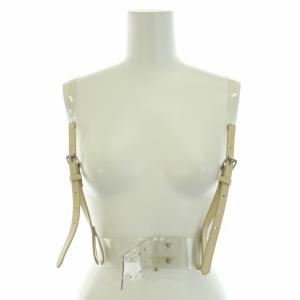 クリアスレンダーベルトハーネス CLEAR SLENDER BELT HARNESS PVC レザー クリア ベージュ