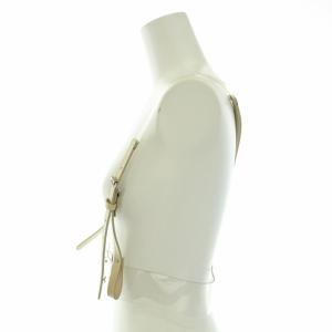 Ameri VINTAGE クリアスレンダーベルトハーネス CLEAR SLENDER BELT HARNESS PVC レザー クリア ベージュ