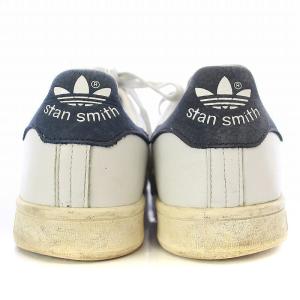 adidas Originals STAN SMITH スタンスミス スニーカー シューズ ローカット レザー US10 28cm 白 紺 ホワイト ネイビー