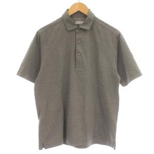 ポロシャツ 半袖 L グレー