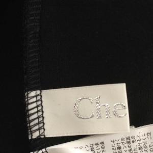 Chesty 22SS パーカー スウェット 花モチーフ ジップアップ 1 S 黒 ブラック