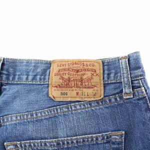 Levi's 501 デニムパンツ ボタンフライ W31 L32 ブルー