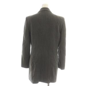 EMPORIO ARMANI スーツ セットアップ 3点セット 上下 テーラードジャケット ダブル ロング 総裏地 フレアスカート ひざ丈 パンツ スラックス